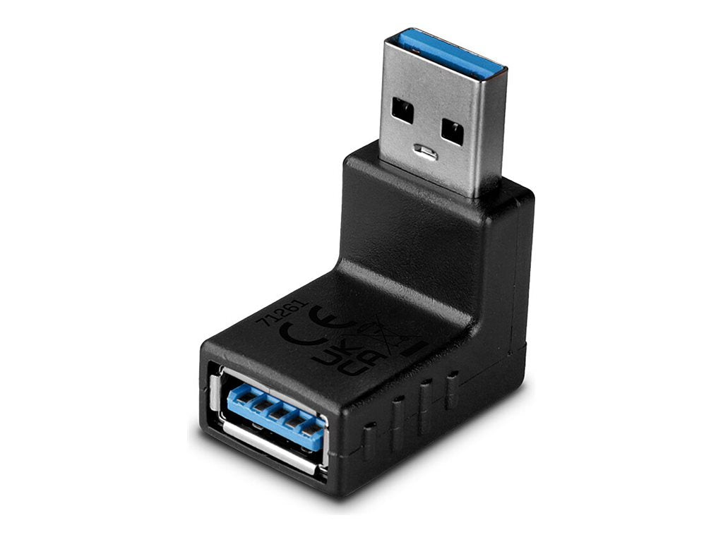 LINDY USB 3.0 Adapter Typ A 90 nach oben Stecker - Kupplung Vorderansicht