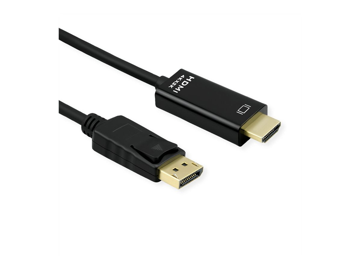 ROLINE DisplayPort Kabel DP - UHDTV Slim ST/ST schwarz 3m - Verpackung