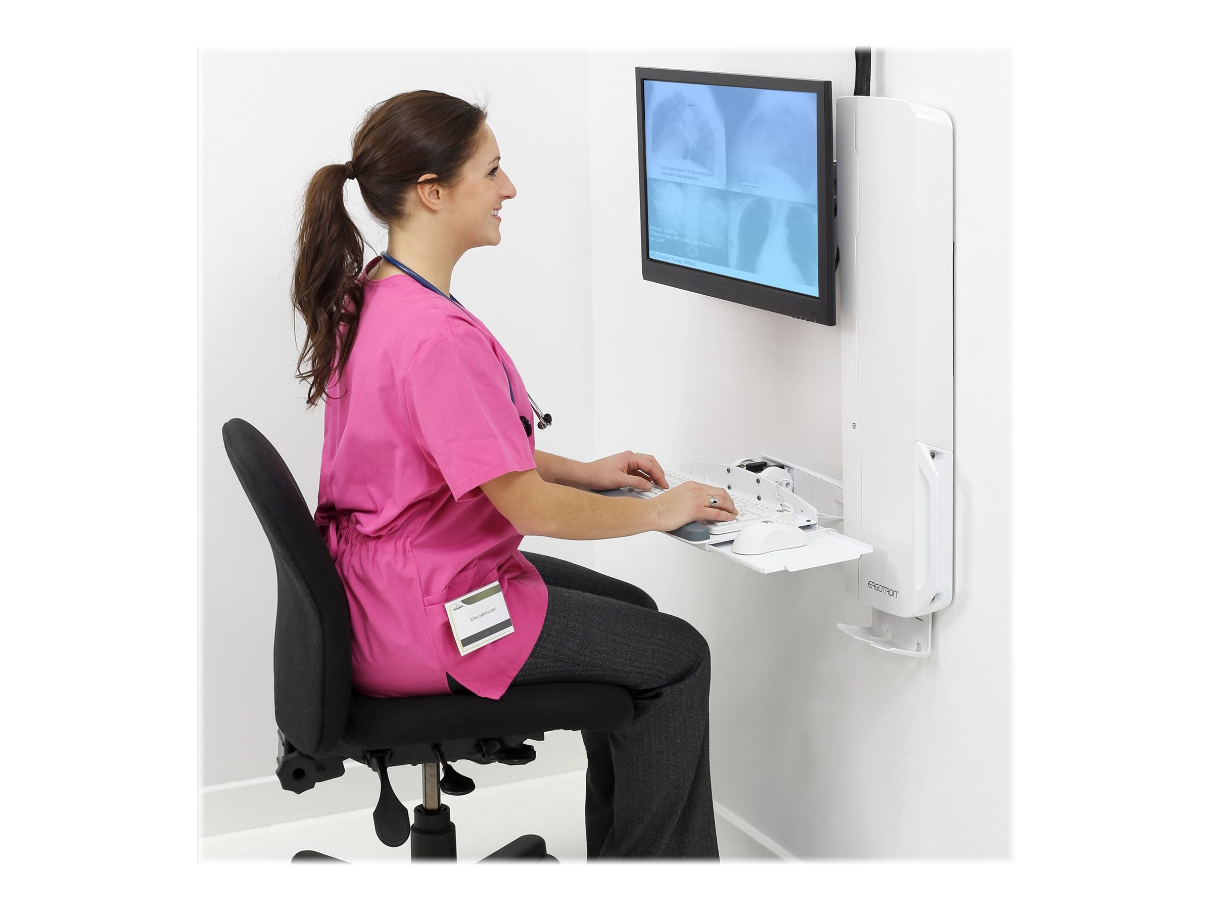 Detailansicht der Tastaturablage ERGOTRON StyleView Sit-Stand VL High Traffic Areas