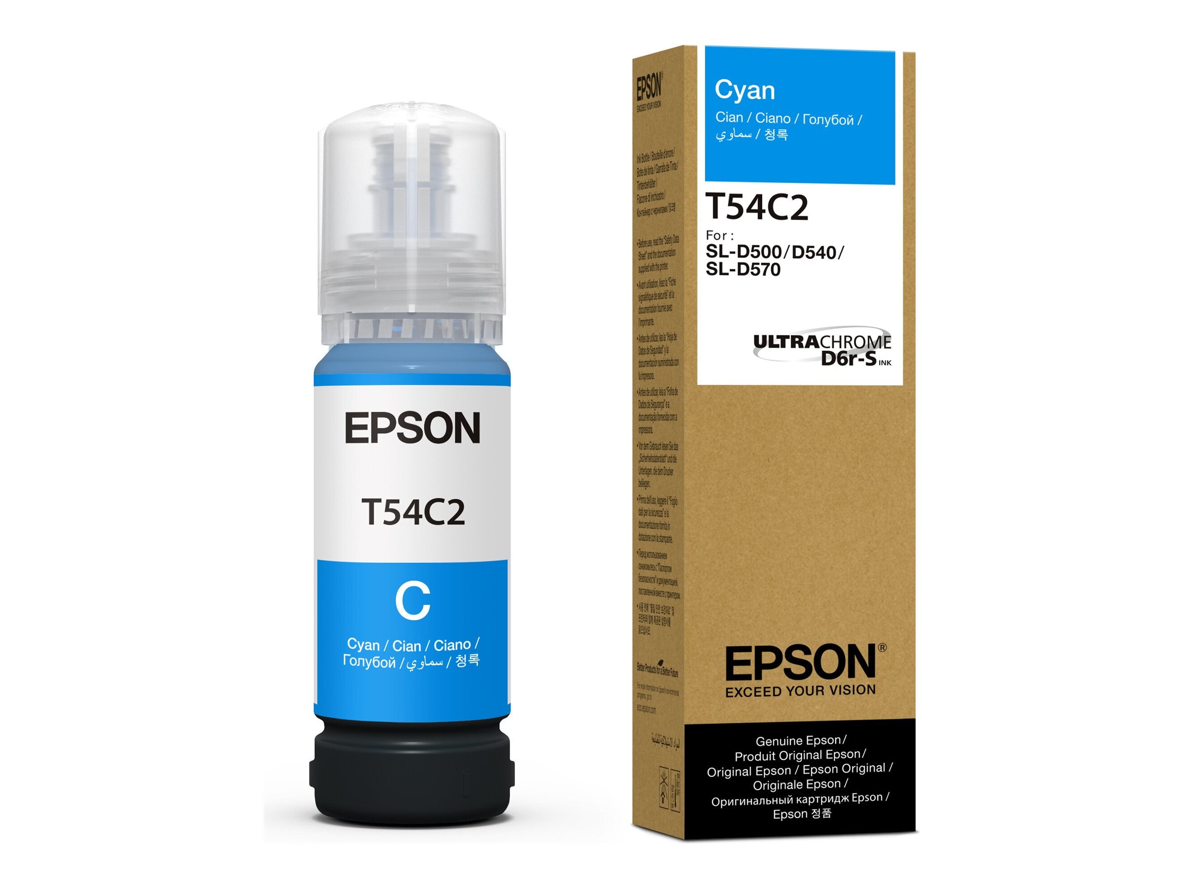 EPSON 1LB T54C Cyan SURELAB SL-D500 Vorderansicht