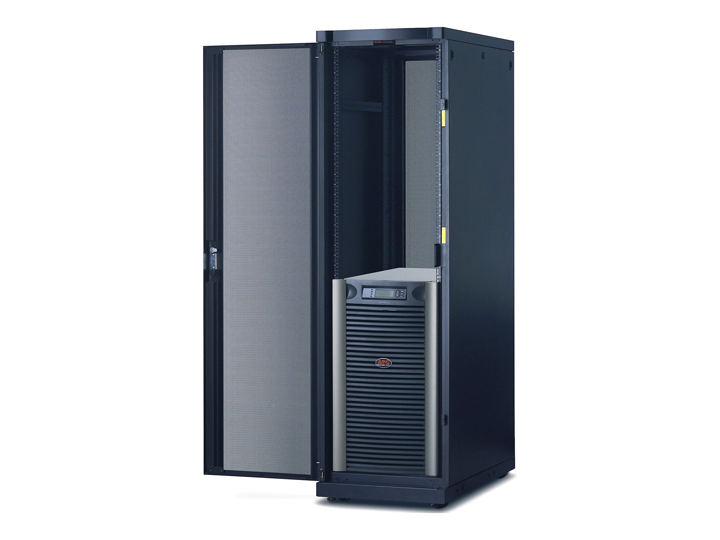 APC Symmetra LX 16kVA Scalable to 16kVA N+1 Power Rack AC 208/240V 16000VA Ethernet 10/100 oc 13 19U BK silver