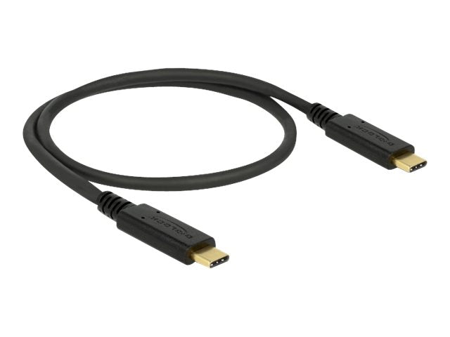 DELOCK USB 3.1 Gen 2 10 Gbps Kabel Type-C zu Type-C Vorderansicht