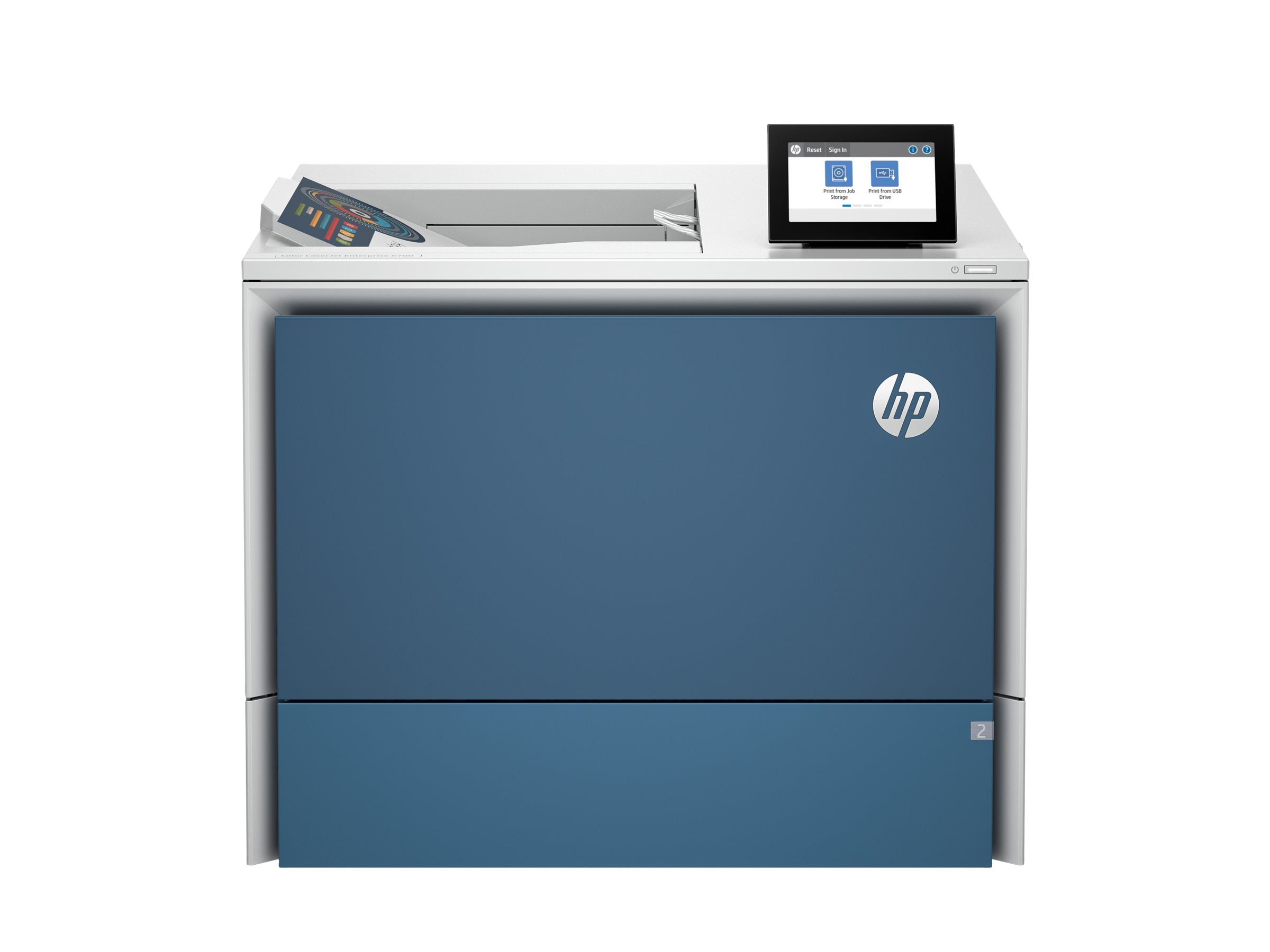 HP Color LaserJet Enterprise 6700dn Printer Vorderansicht