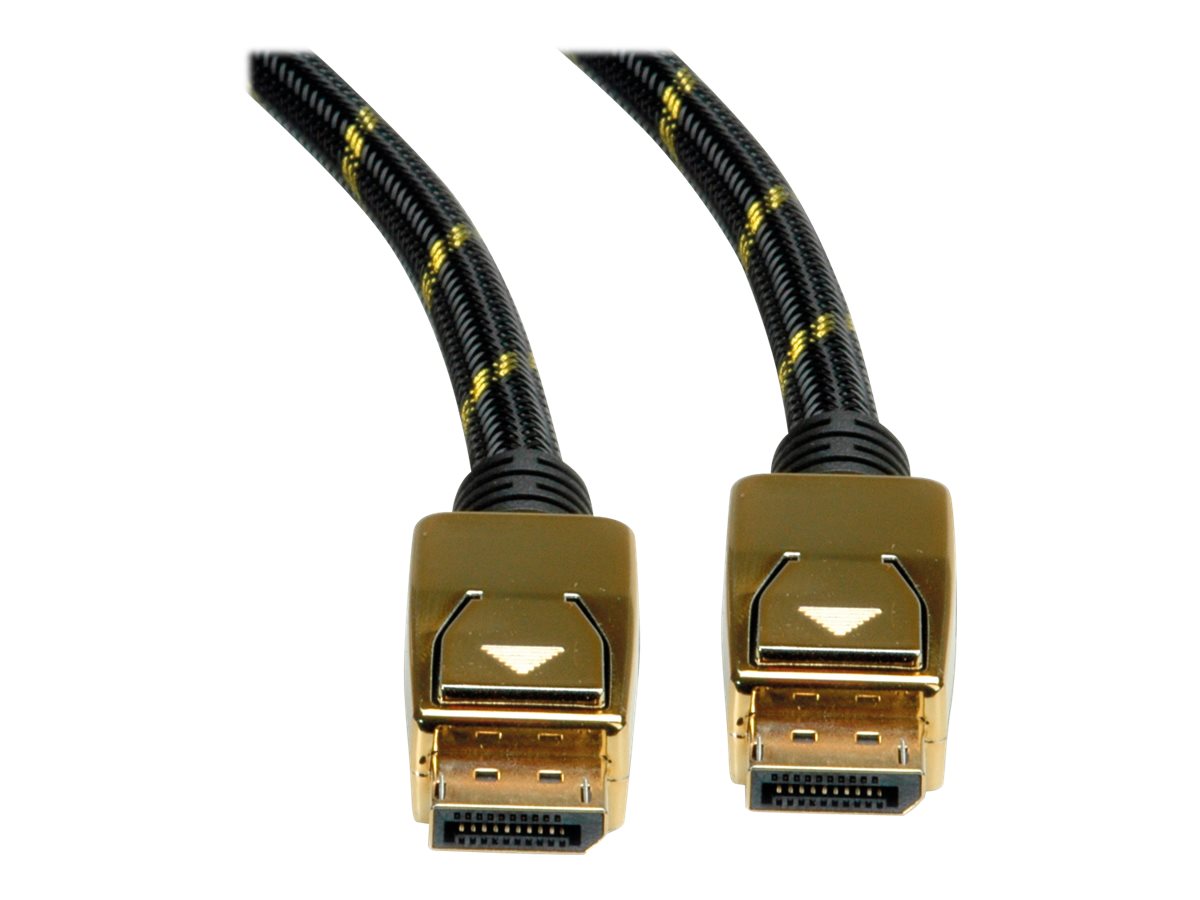 ROLINE GOLD DisplayPort Kabel v1.4 DP ST - ST 3m Detailansicht