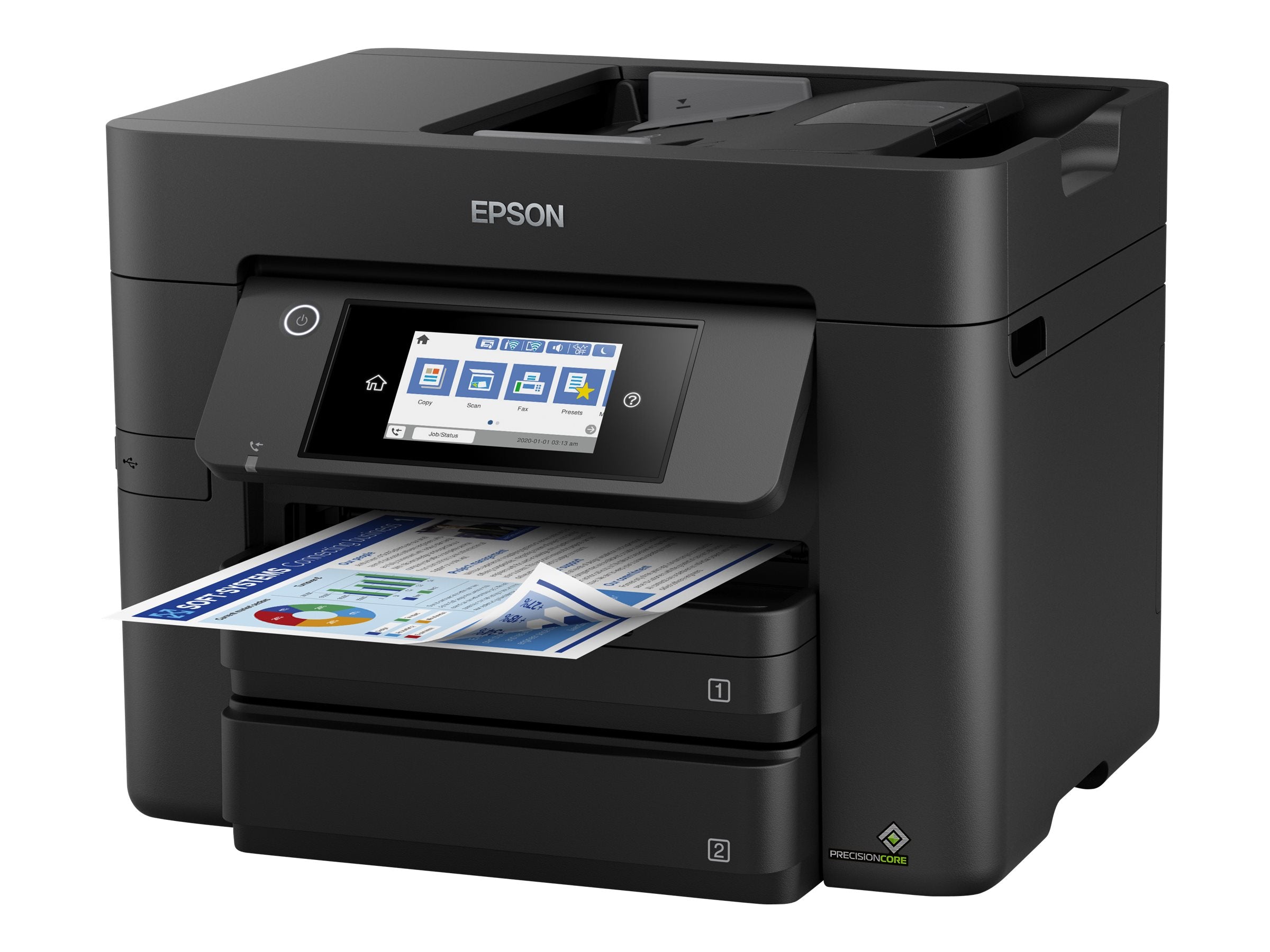 EPSON WorkForce WF-4830DTWF Seitenansicht