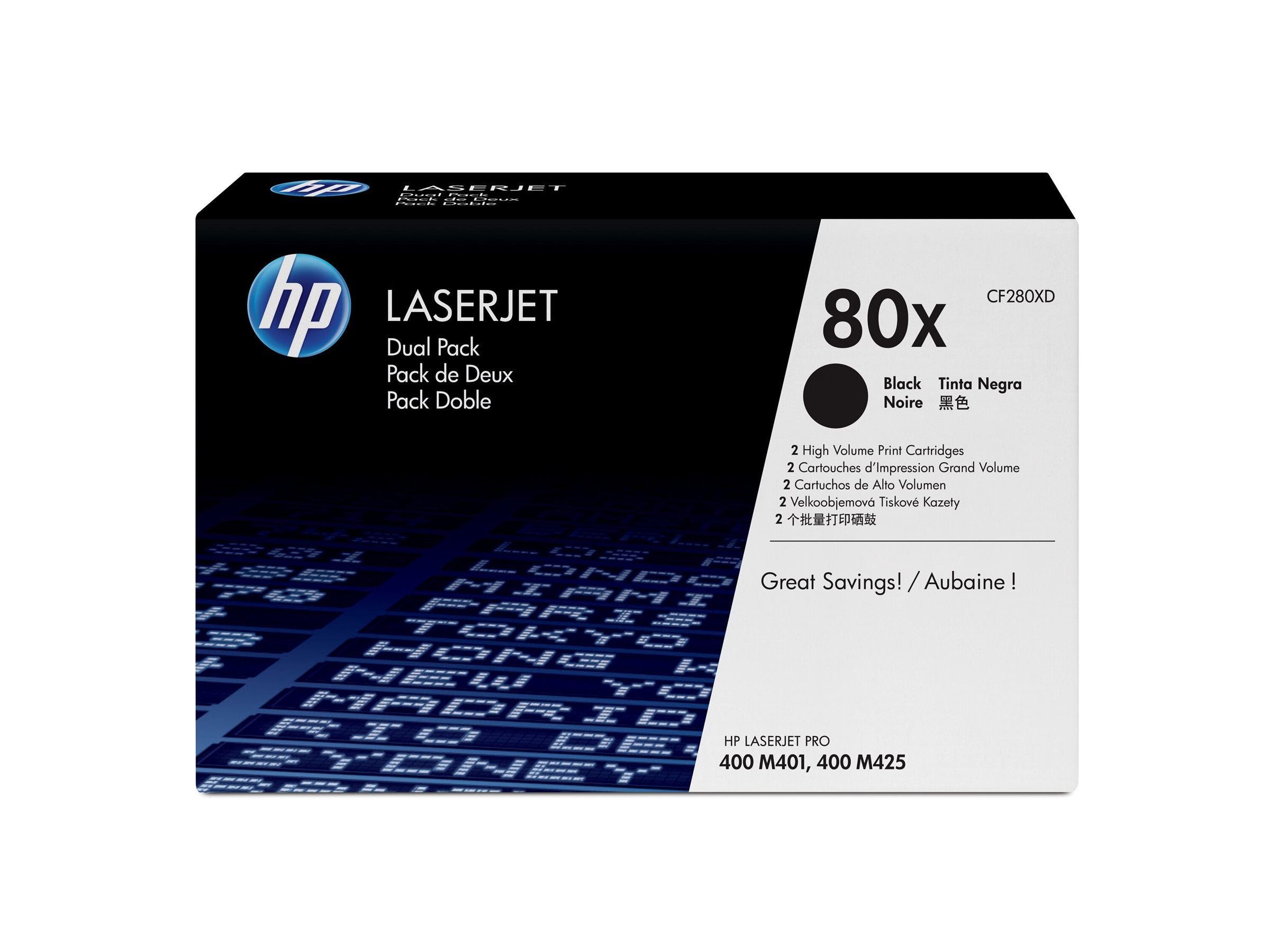 HP Toner cartridge CF280XD Vorderansicht
