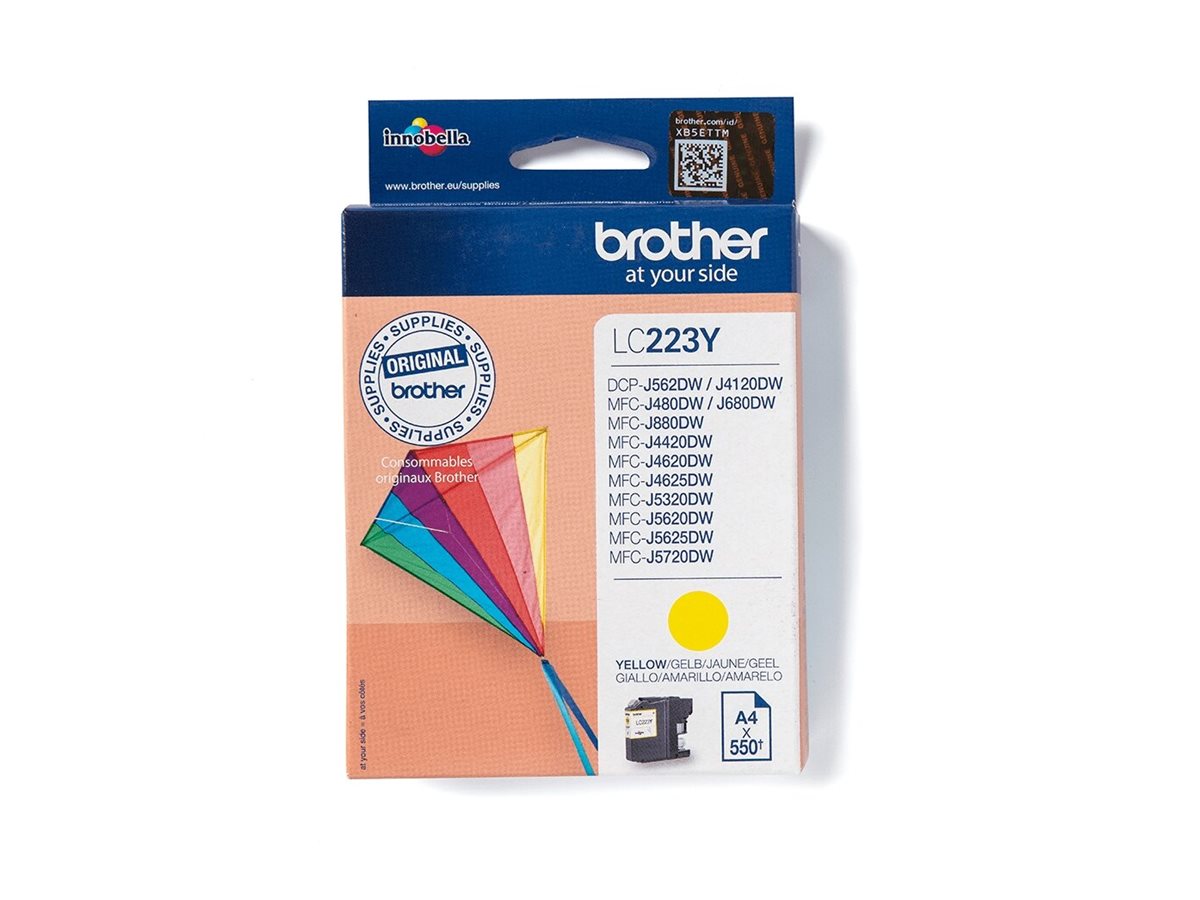 BROTHER LC-223 Tinte gelb Verpackung