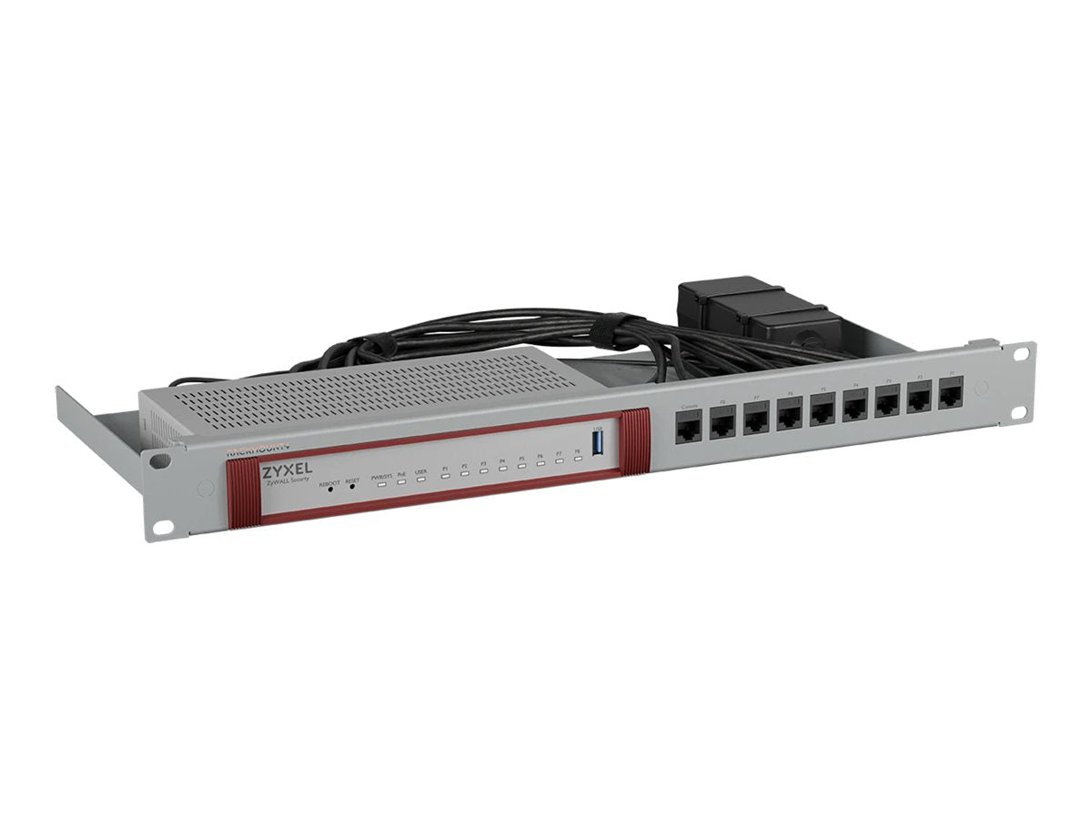 RACKMOUNT Zyxel USG Flex 50H P /100H P Montagesatz Vorderansicht
