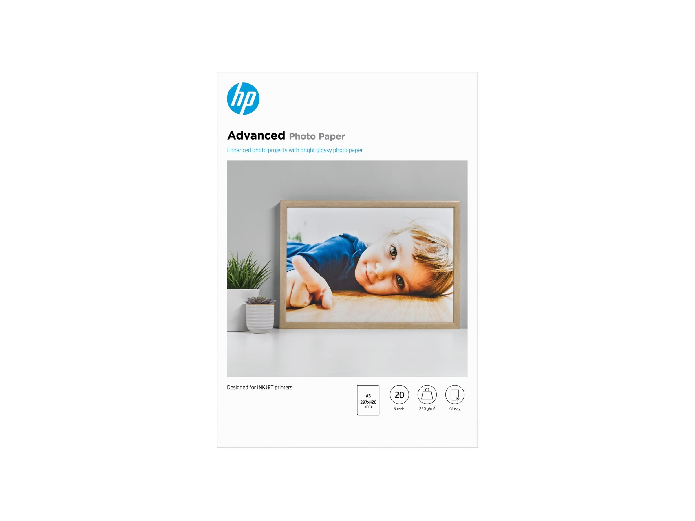 HP Advanced glossy photo paper Detailansicht