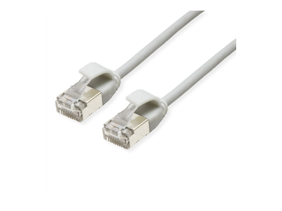 ROLINE U/FTP DataCenter Patchkabel grau Vorderansicht