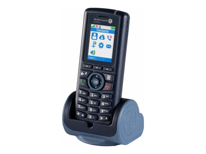 ALCATEL-LUCENT ENTERPRISE 8214 DECT-Mobilteil + Akku + Ladeschale und Netzteil