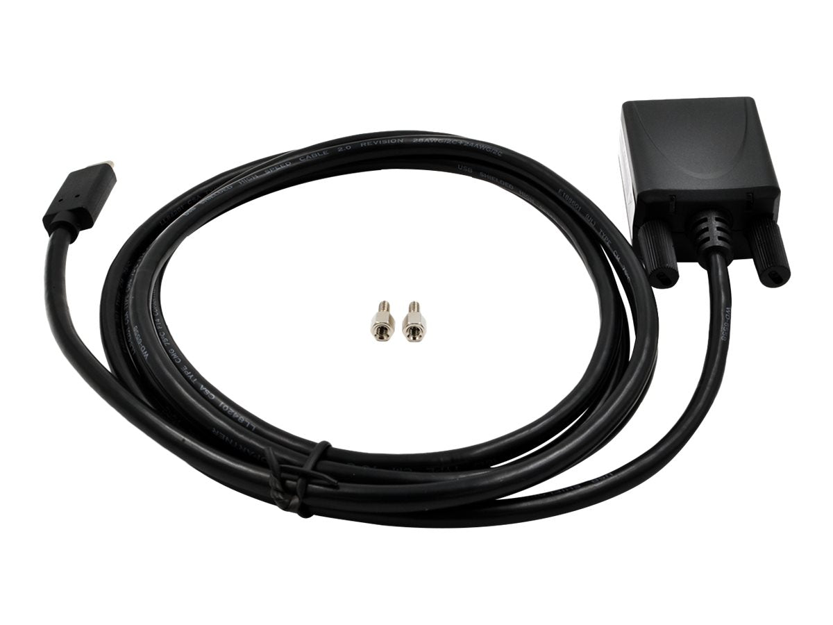 EXSYS EX-2311-2 USB 2.0 C - Stecker zu 1 x Seriell RS-232 Kabel Verpackung