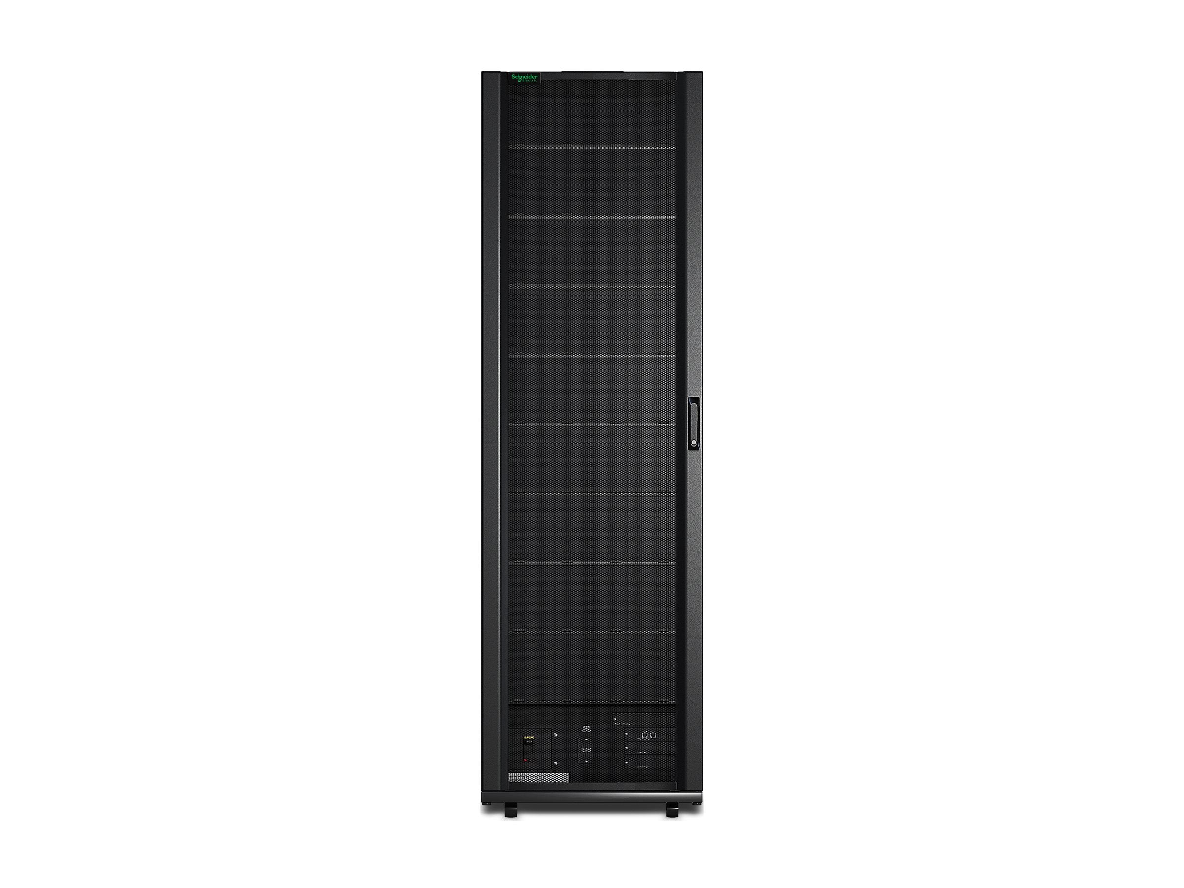 Vorderansicht des APC Symmetra PX 48 Battery Frame mit 9 Battery modules