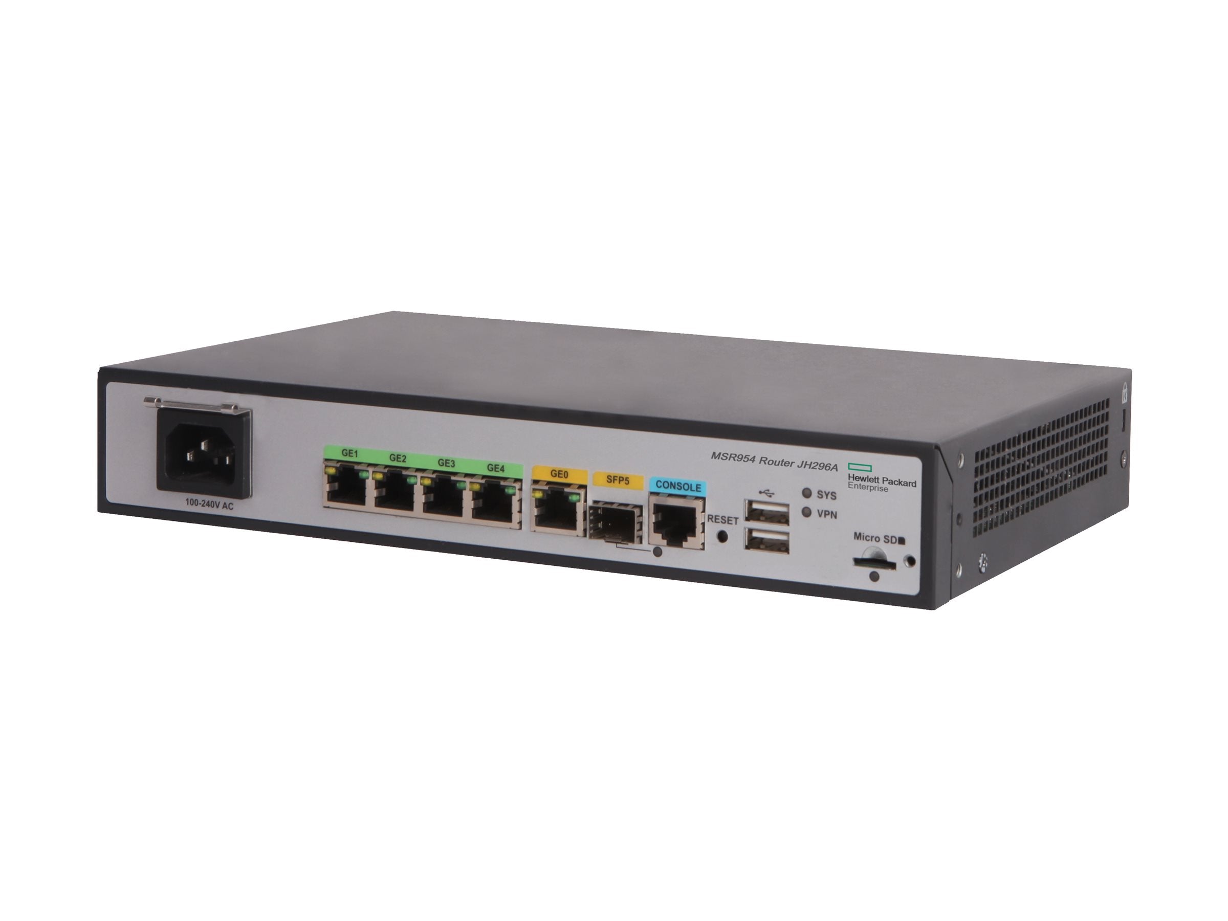 HPE MSR954 1GbE SFP Router Vorderansicht