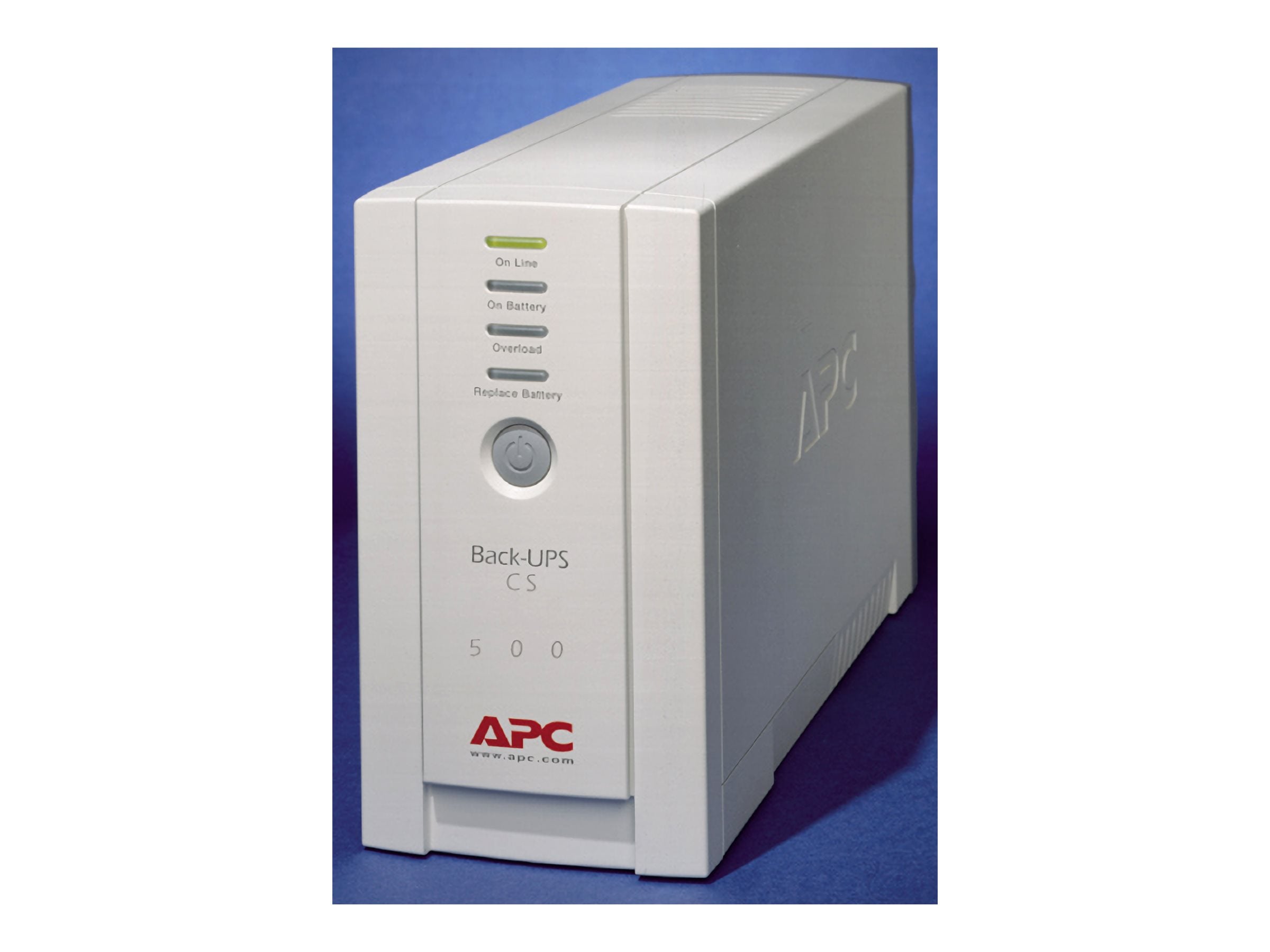 APC Back-UPS CS 500 UPS AC 120V 300Watt 500VA output connectors 6 beige