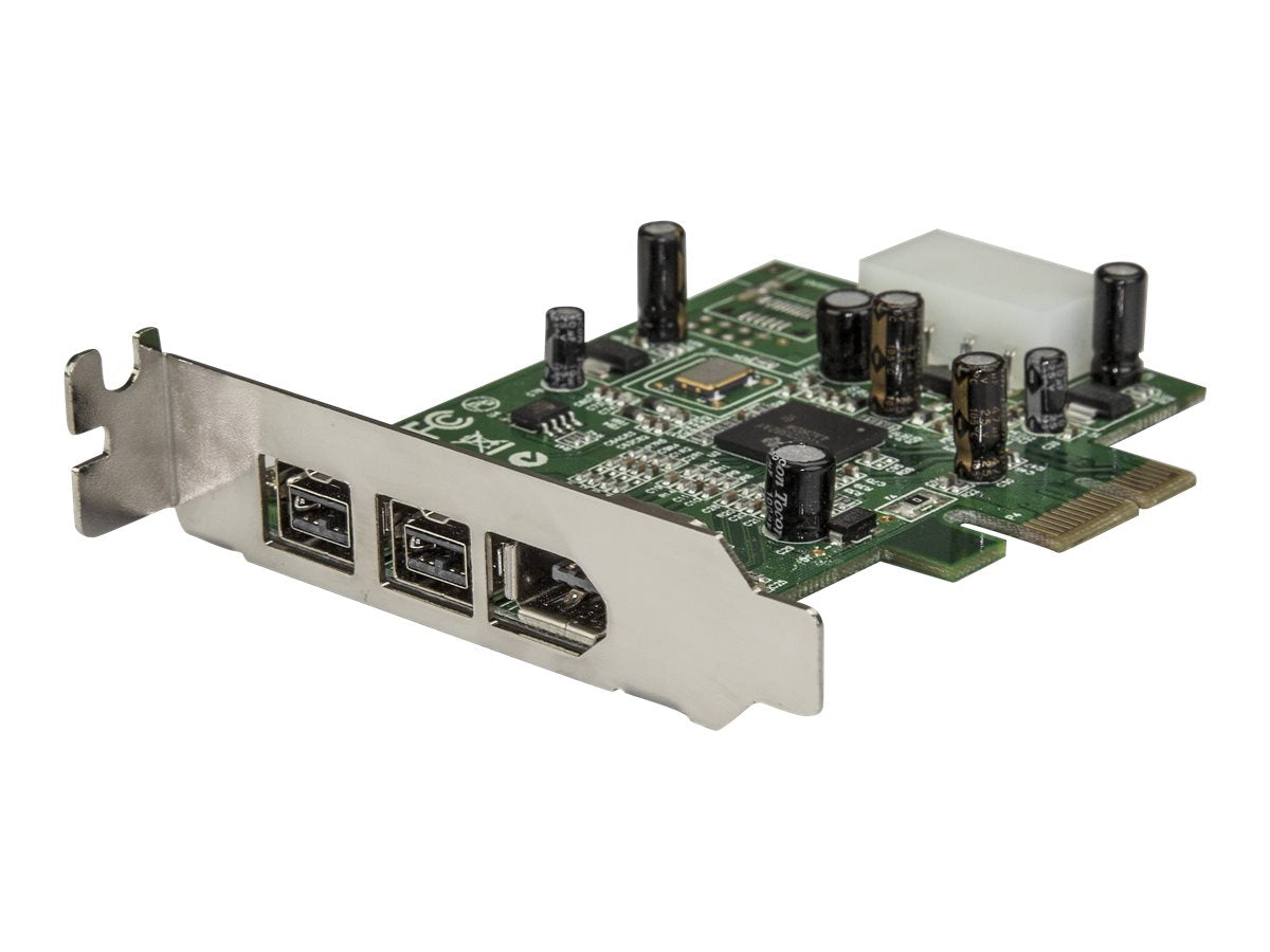 STARTECH.COM 3 Port 800+400 FireWire PCI Express Schnittstellen Combo Karte - Anschlussansicht