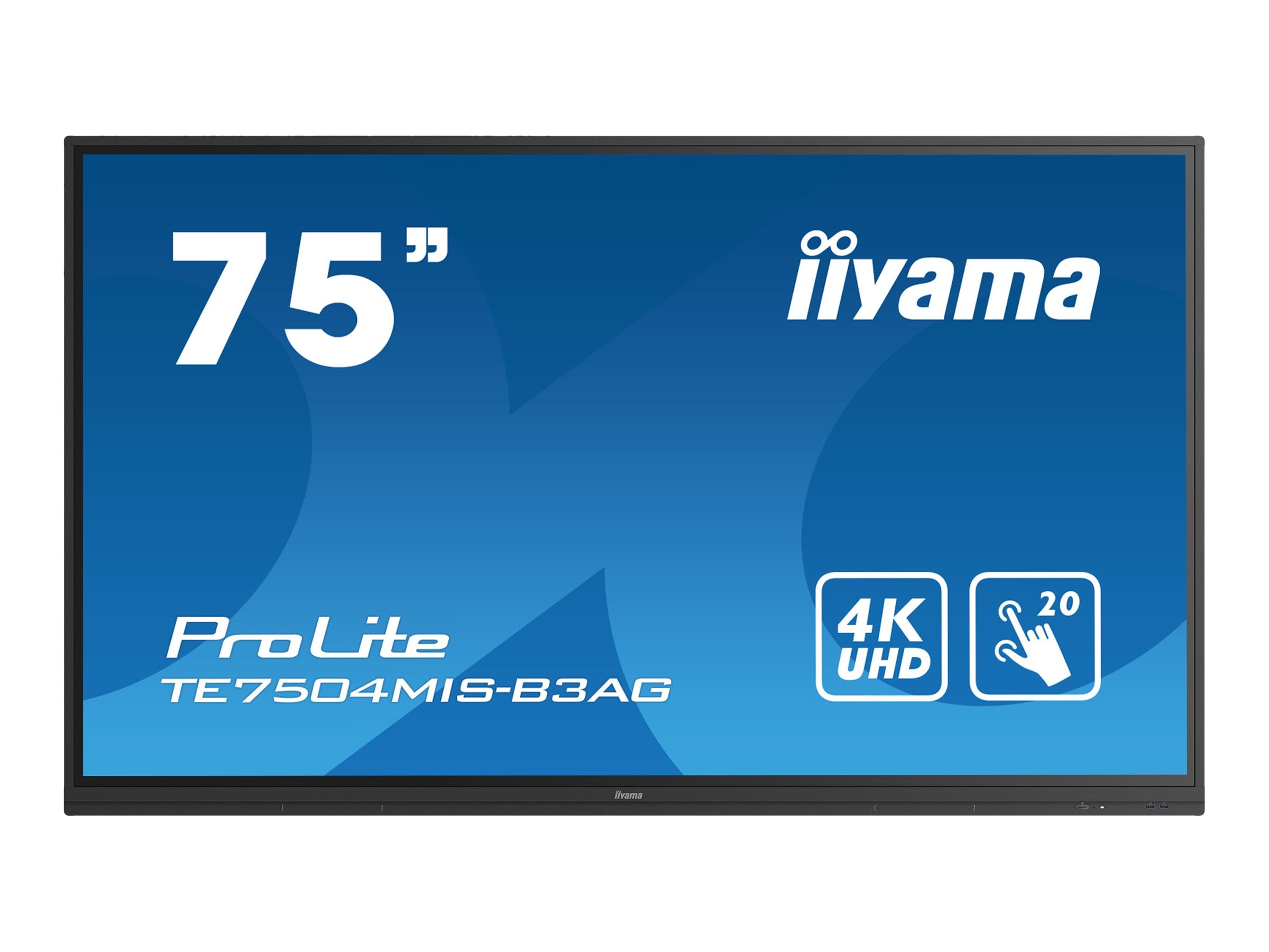 IIYAMA TE7504MIS-B3AG LCD-Display Seitenansicht