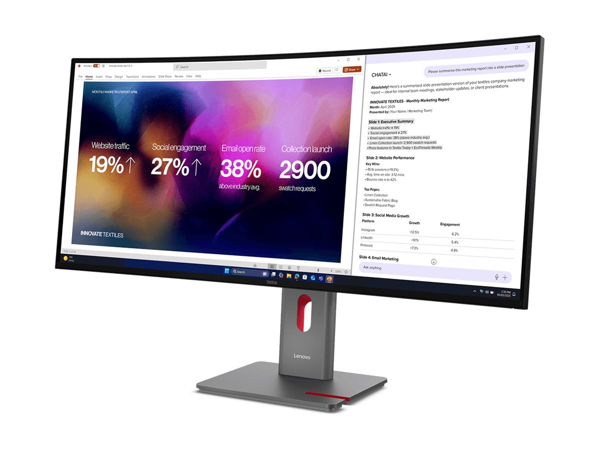 LENOVO ThinkVision P40WD-40 Monitor Verpackung