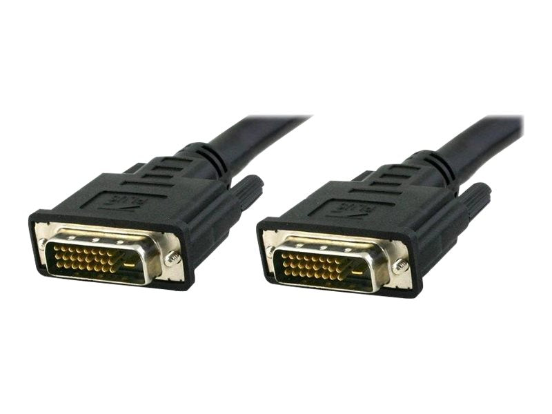 TECHLY DVI-D Dual-Link Anschlusskabel schwarz 0,5m Verpackung