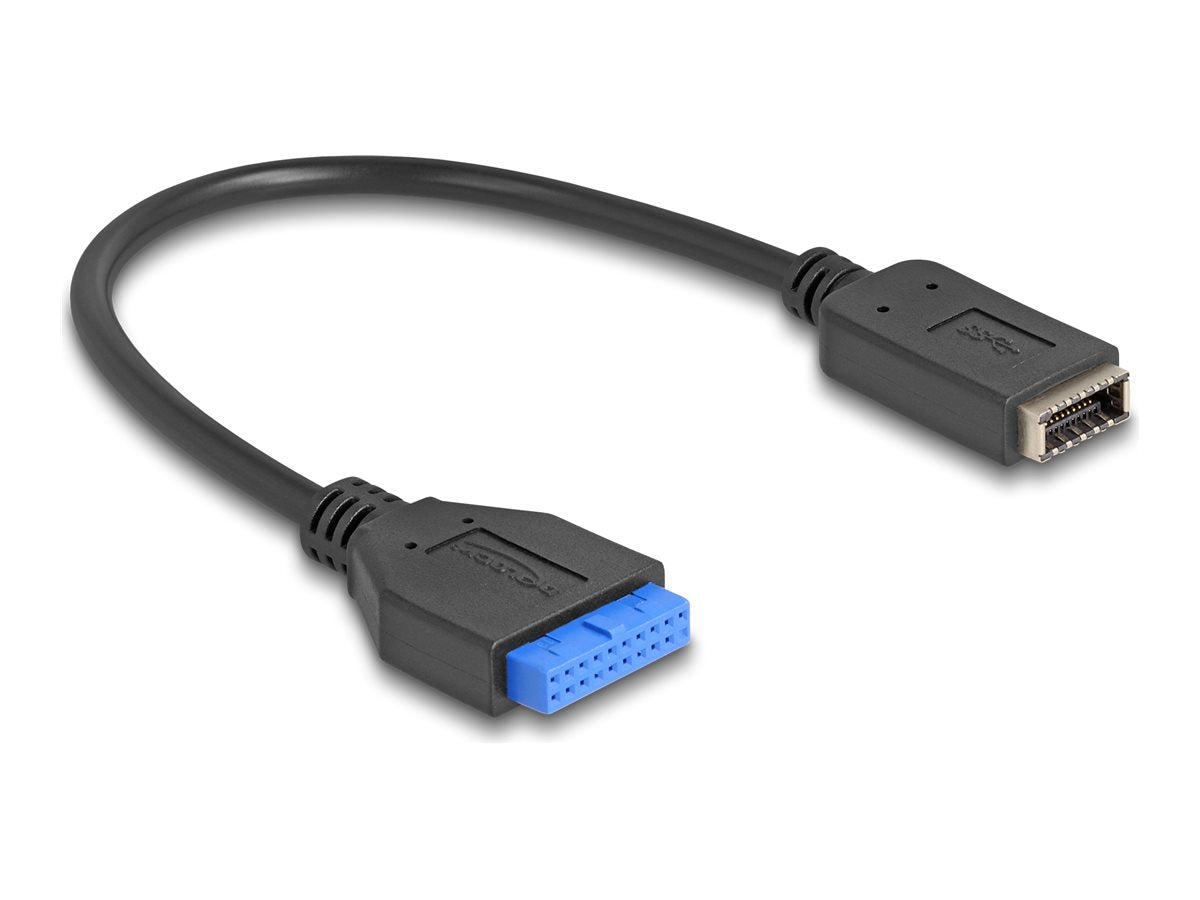 DELOCK USB 5 Gbps Kabel Pfostenbuchse zu intern USB Typ-E Key A Buchse 25cm - Vorderansicht