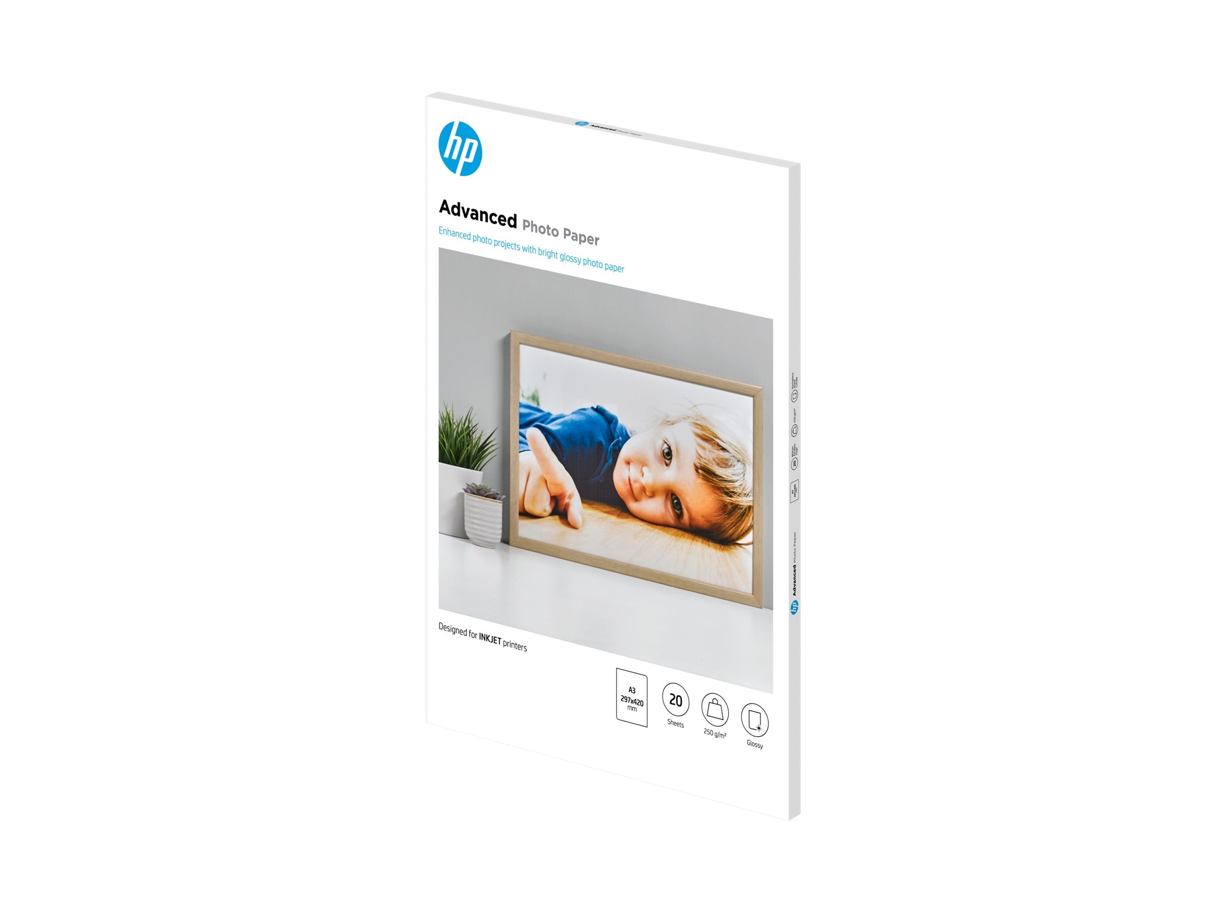 HP Advanced glossy photo paper Verpackung