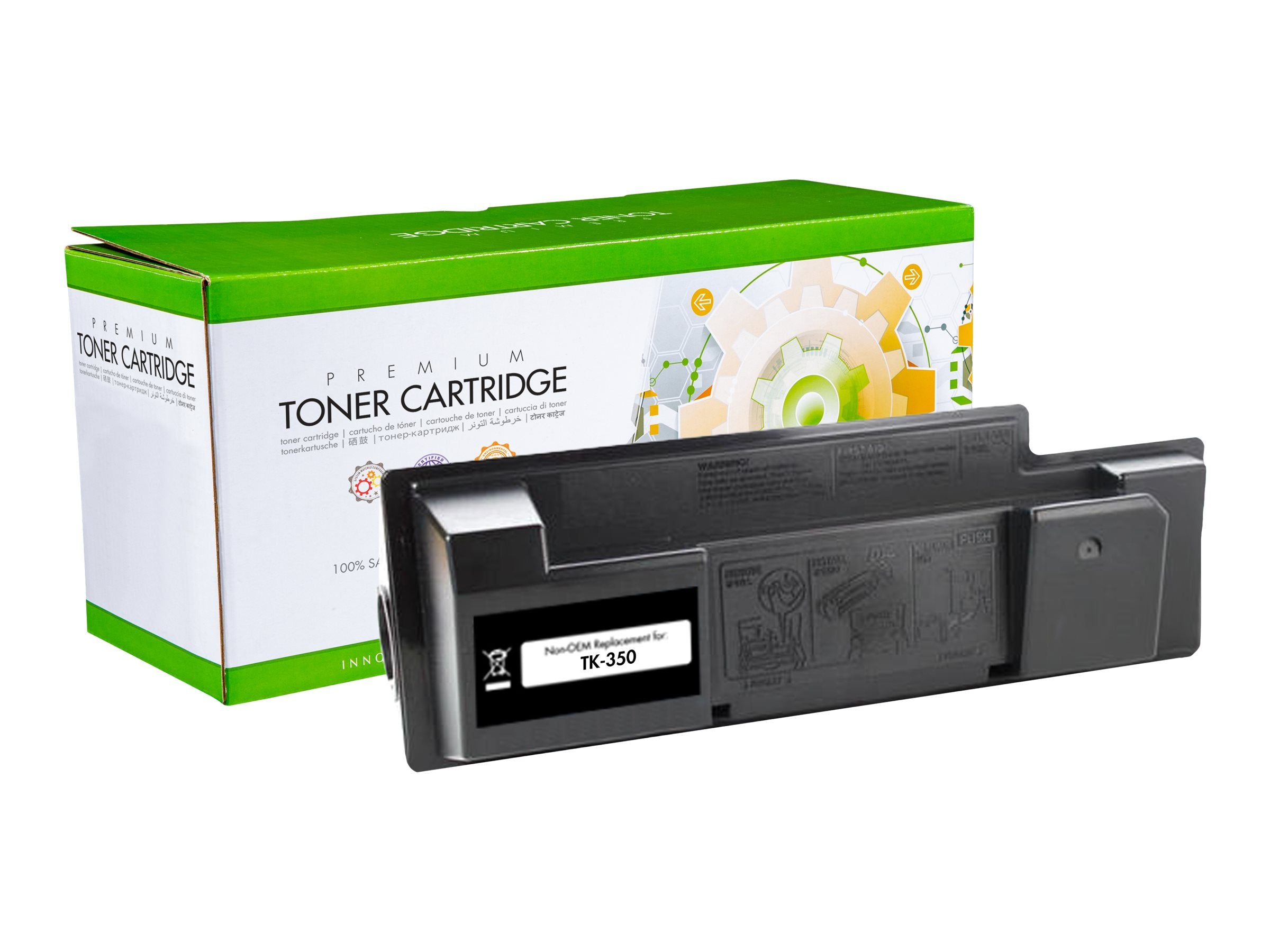 STATIC Tonerpatrone Kyocera TK-350 schwarz Vorderansicht