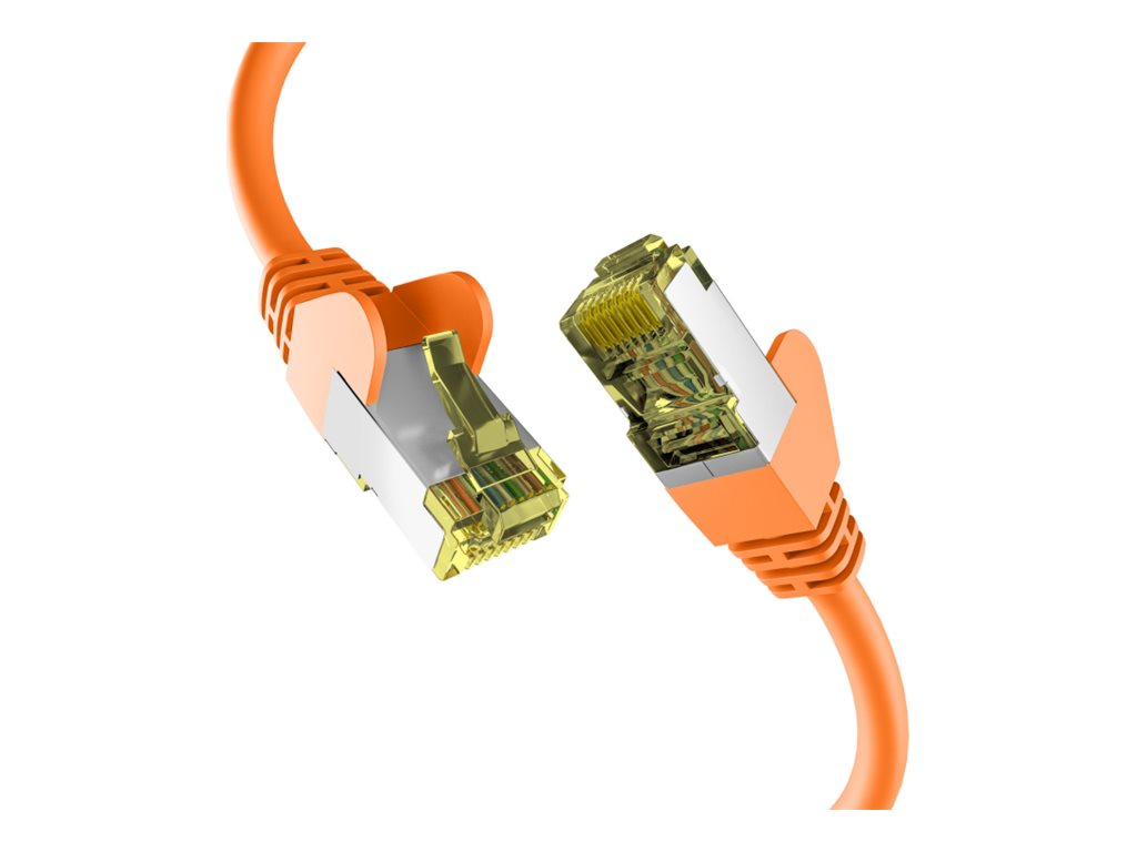 EFB Netzwerkkabel CAT6a S/FTP PIMF 10 Gigabit Ethernet Kupfer 3m orange
