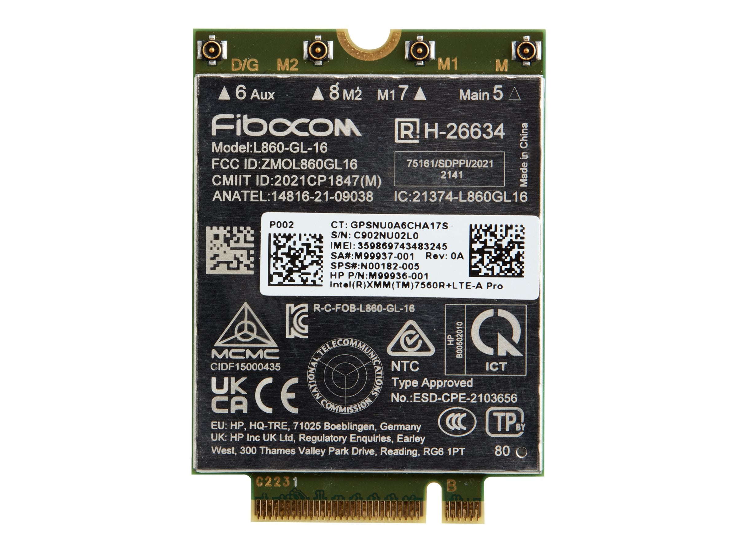 HP 4G LTE-AP WWAN Detailansicht