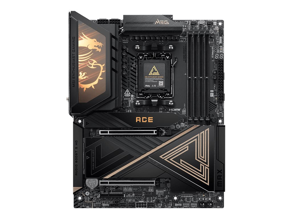 MSI MEG X870E ACE MAX Motherboard Vorderansicht