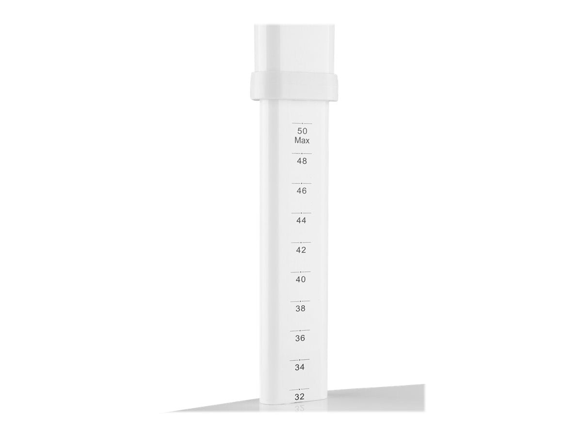 NEOMOUNTS FPMA-D890WHITE Display Bodenhalter Seitenansicht