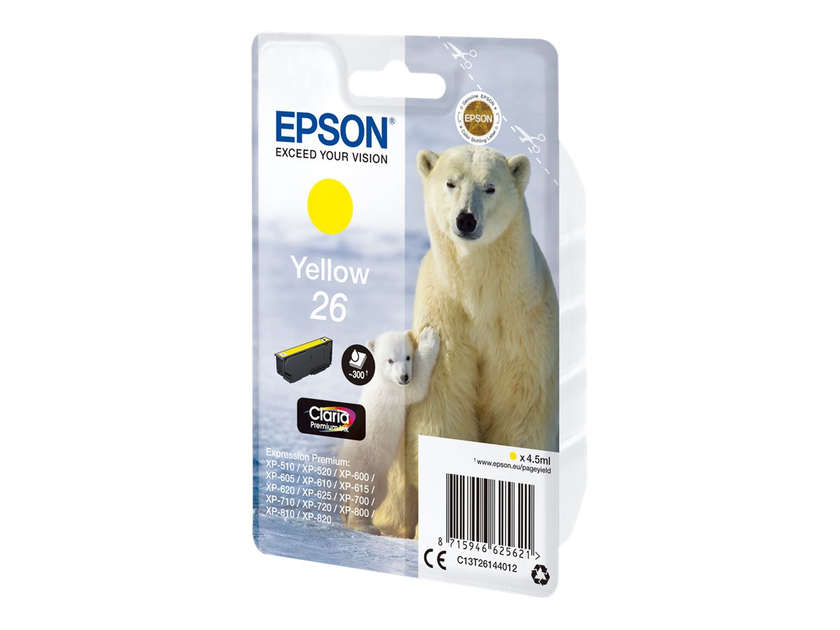 EPSON 3LB 26 Tintenpatrone Gelb im Einsatz
