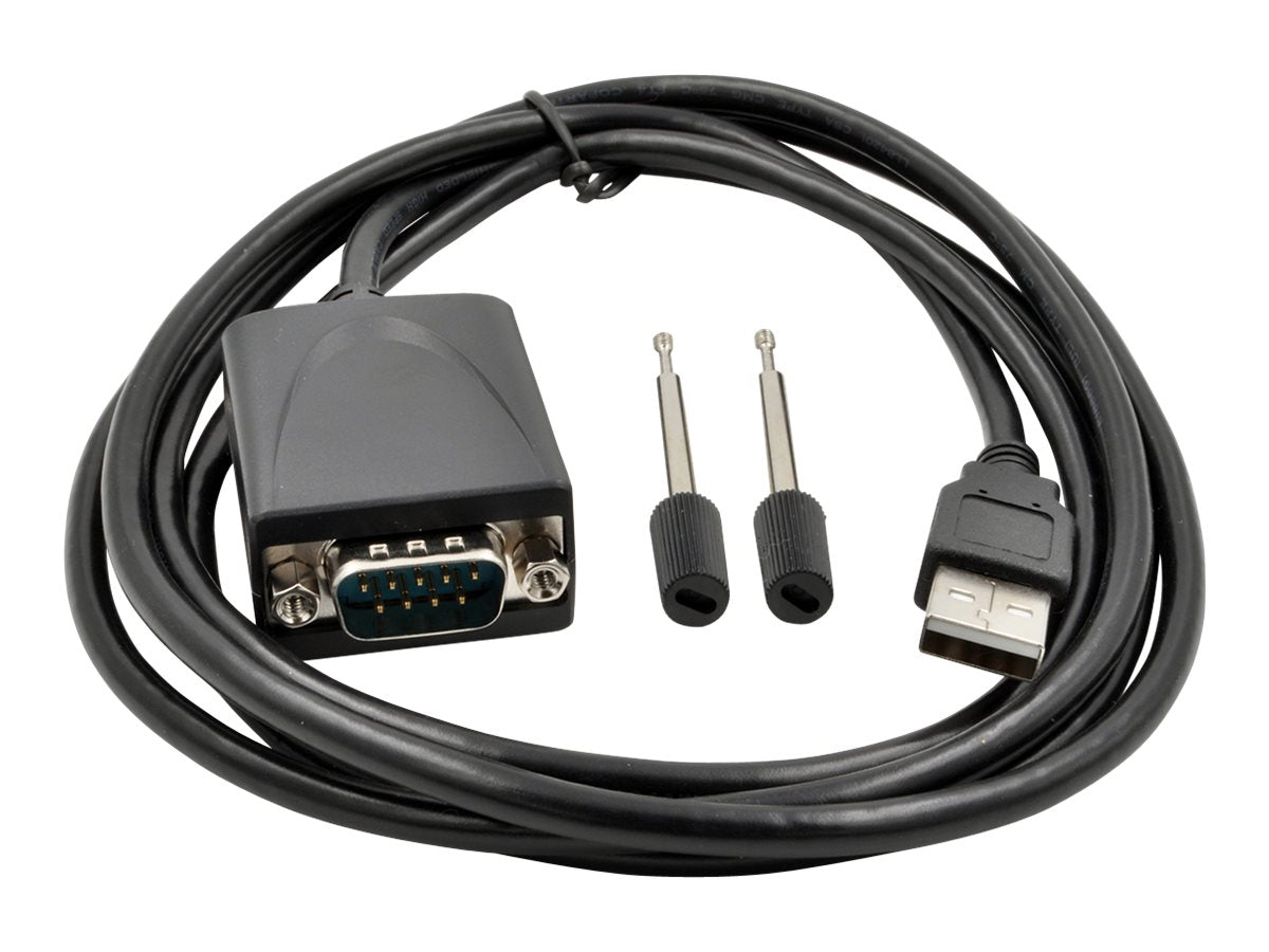 EXSYS EX-1311-2 USB 2.0 zu 1 x Seriell RS-232 Kabel Vorderansicht