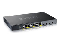ZYXEL XGS1935-28HP 28 Port Smart Managed PoE Switch 24x Gigabit PoE and 4x10G SFP+ hybrid mode standalone or NebulaFlex Cloud 375W