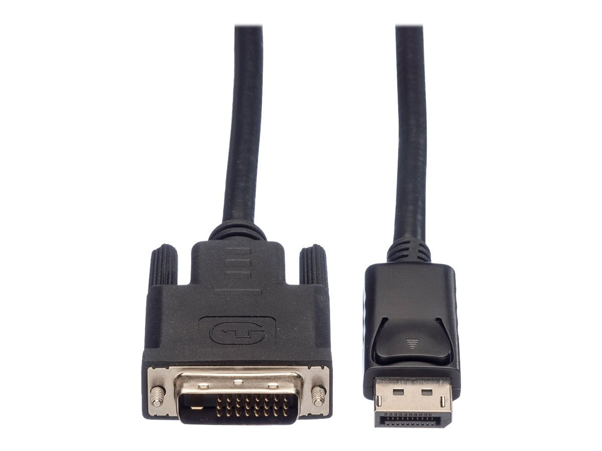 ROLINE DisplayPort Kabel DP ST - DVI ST LSOH schwarz 1m - Verpackung