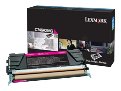 LEXMARK C746, C748 Toner magenta Vorderansicht