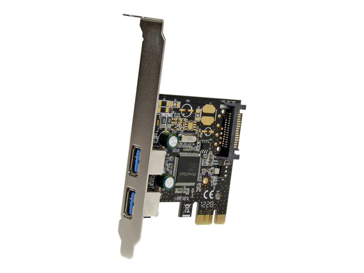STARTECH.COM 2 Port USB 3.0 SuperSpeed PCI Express Schnittstellenkarte - Vorderansicht