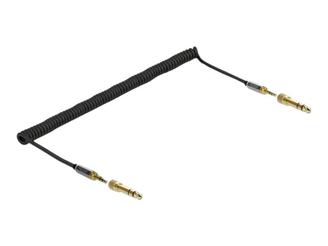 DELOCK Spiralkabel 3,5 mm Vorderansicht