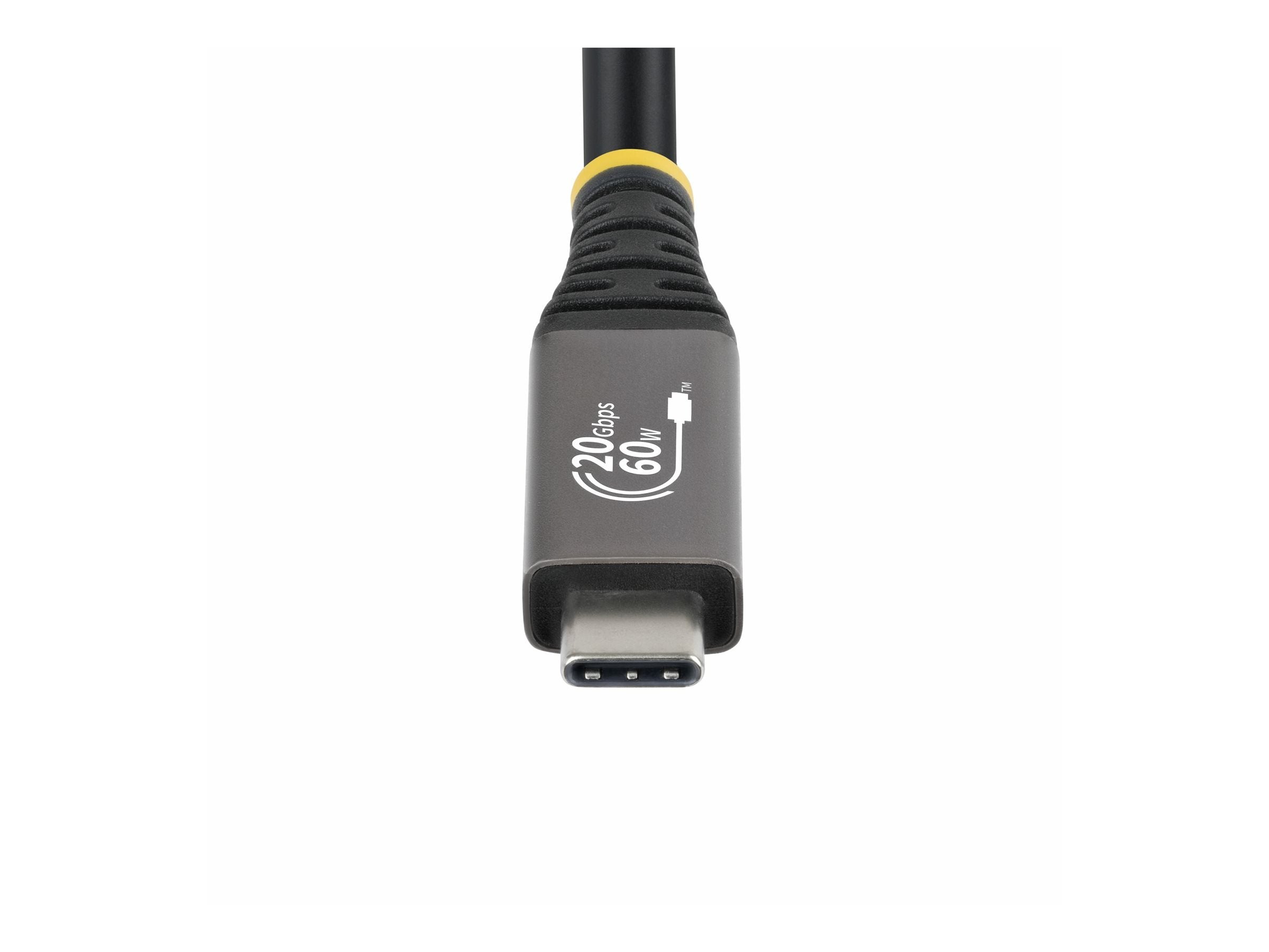 STARTECH.COM 3m USB4 Kabel 20Gbps USB-IF-zertifiziertes USB-C Kabel 60W 4K 120Hz DP2.1monitorkabel TPE-Mantel Schwarz
