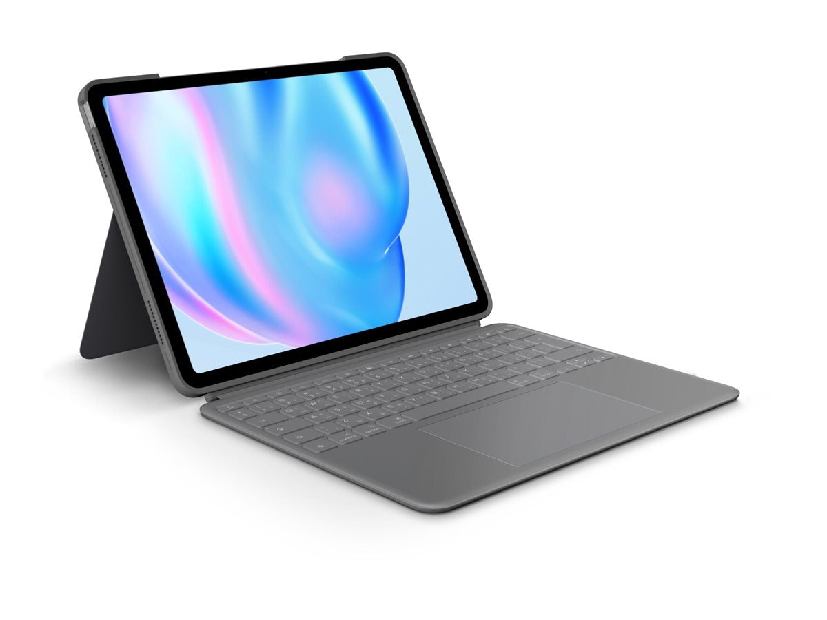 LOGITECH Combo Touch für iPad Air 13inch M2 OXFORD GREY - Vorderansicht