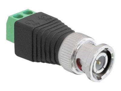 DELOCK Adapter Terminalblock > BNC Vorderansicht