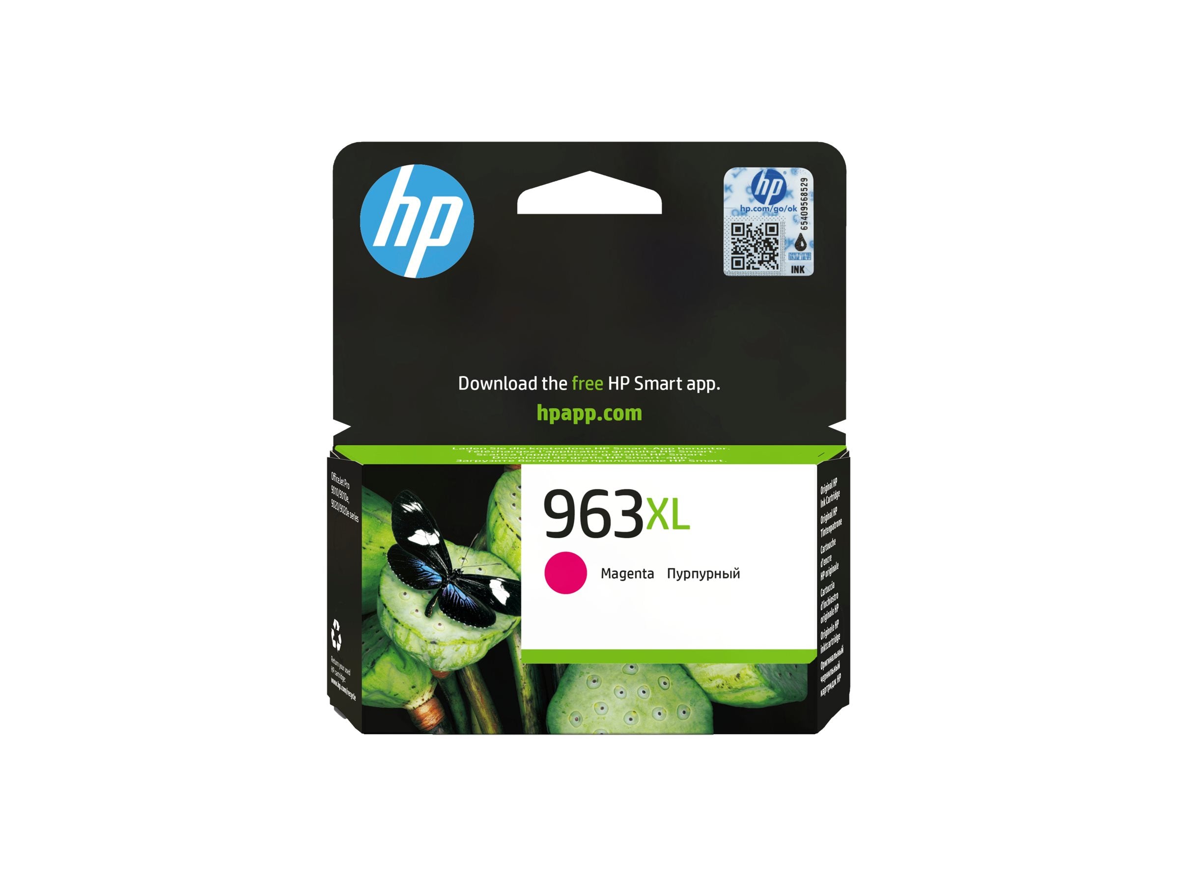 HP 963XL High Yield Magenta Original Ink Cartridge Vorderansicht