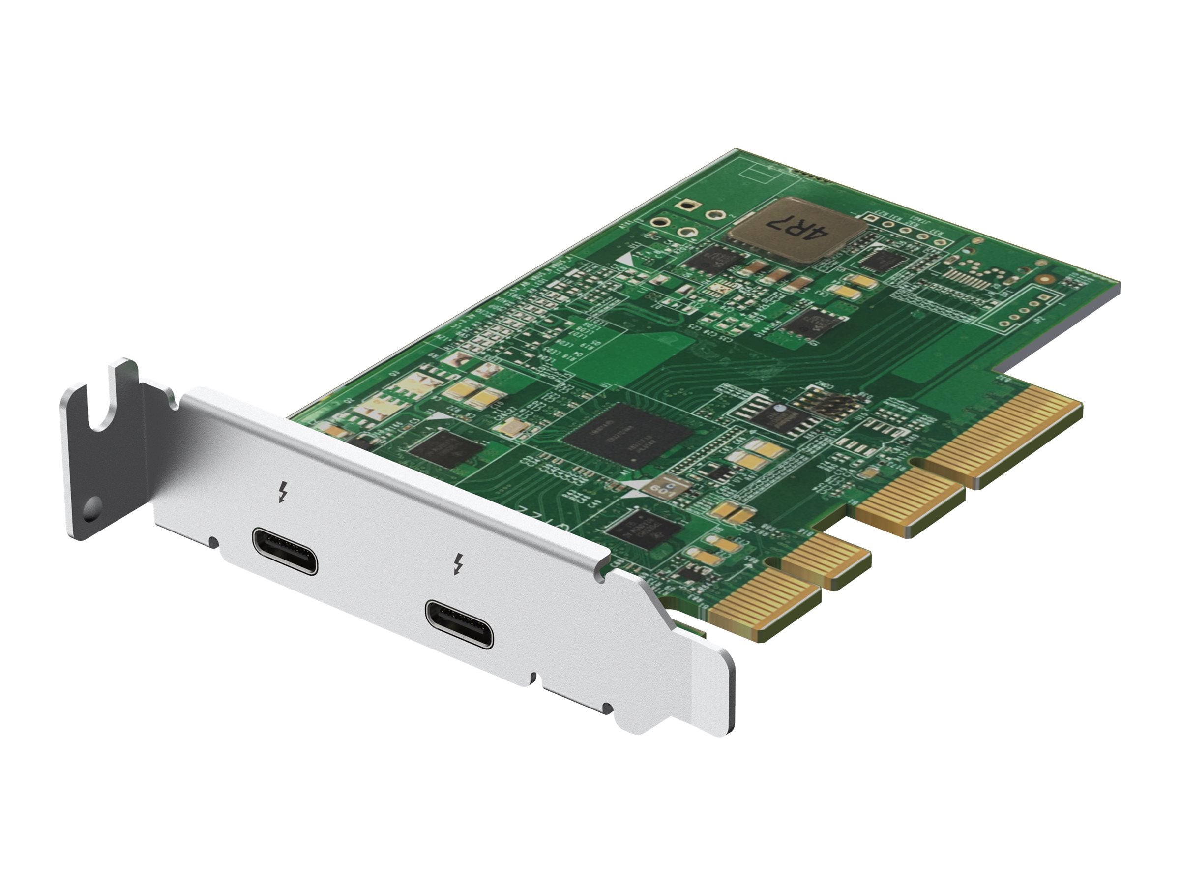 QNAP QXP-T32P Thunderbolt 3 Erweiterungskarte Vorderansicht