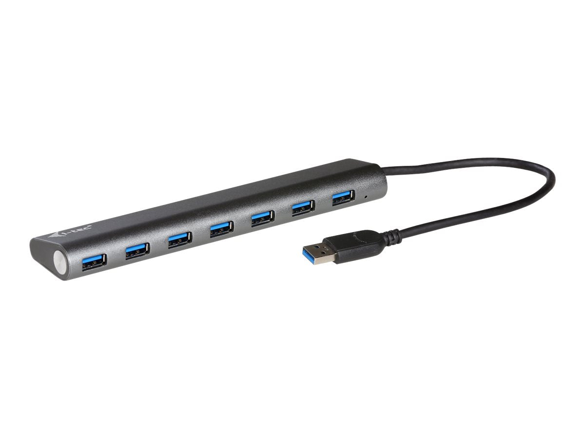 I-TEC USB 3.0 Metal Charging HUB 7port Rückansicht