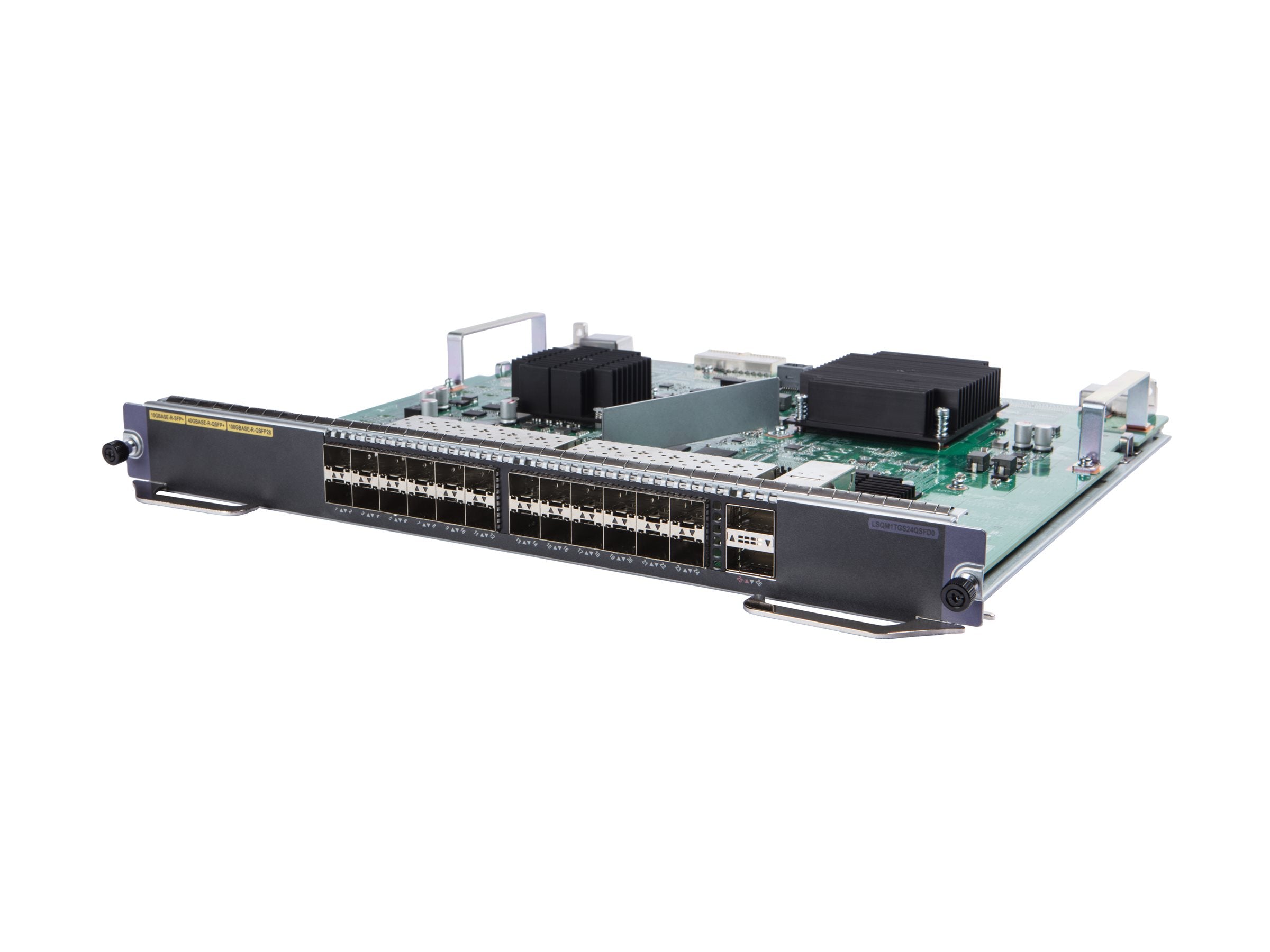 ARUBA HPE FlexNetwork 7500X FD Module 24x10G 2x40G/100G Vorderansicht
