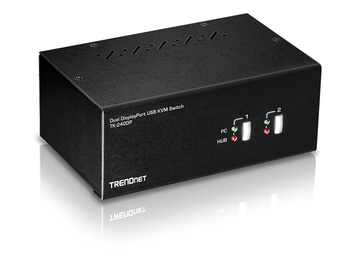 TRENDNET TK-240DP DisplayPort KVM Switch Vorderansicht