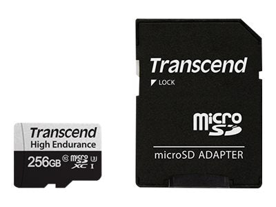 TRANSCEND USD350V 256GB microSD w/adapter Vorderansicht
