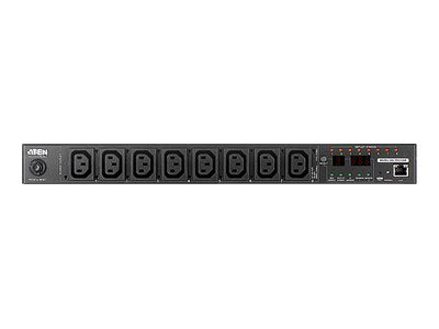ATEN PE8108G IP-Fernschaltsteckdose 8 Port Vorderansicht