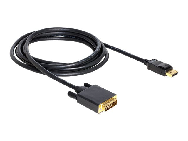 DELOCK Kabel Displayport > DVI24+1 St/St 3m - Vorderansicht