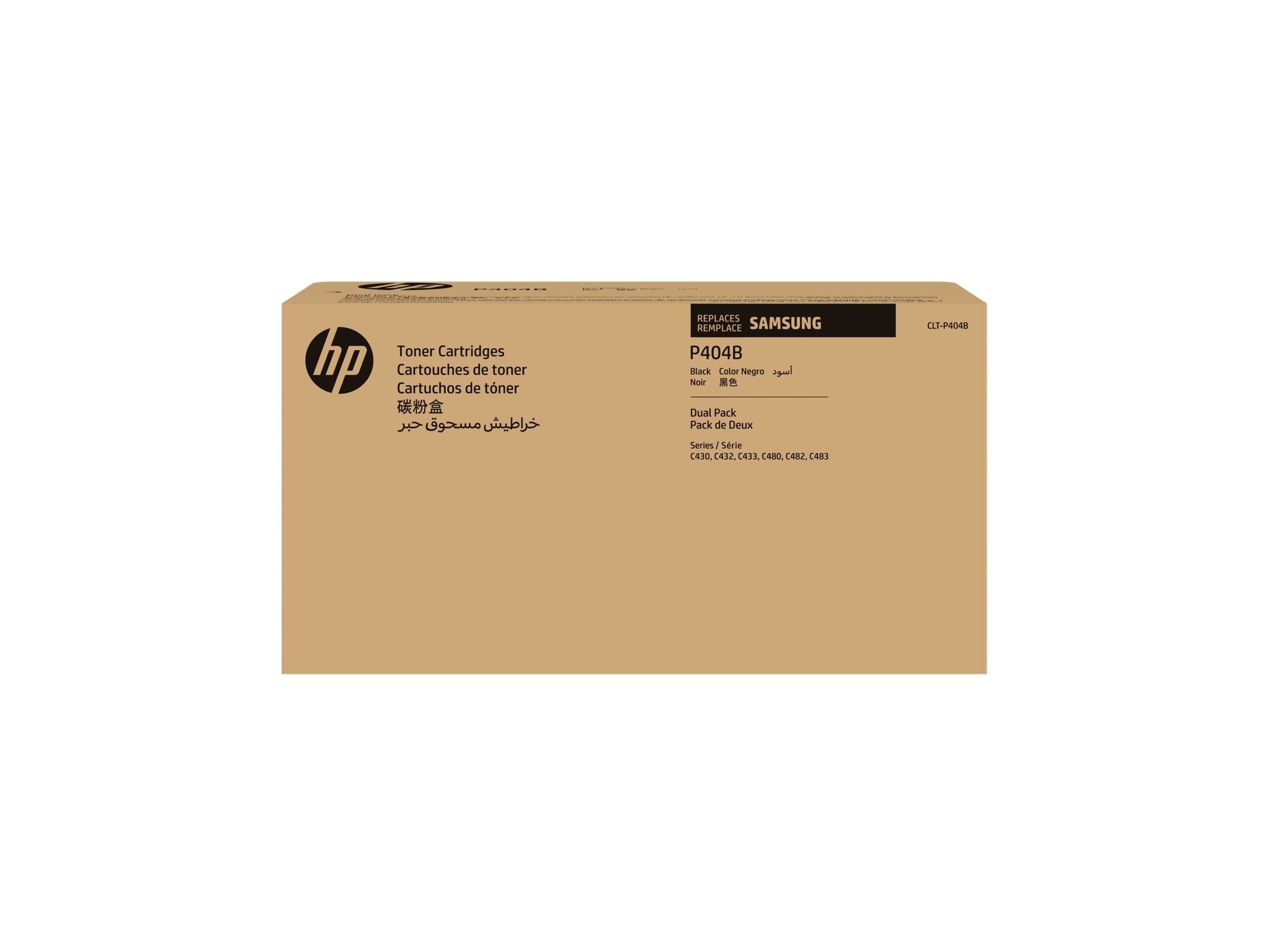HP CLT-P404B Tonerkartuschen Vorderansicht