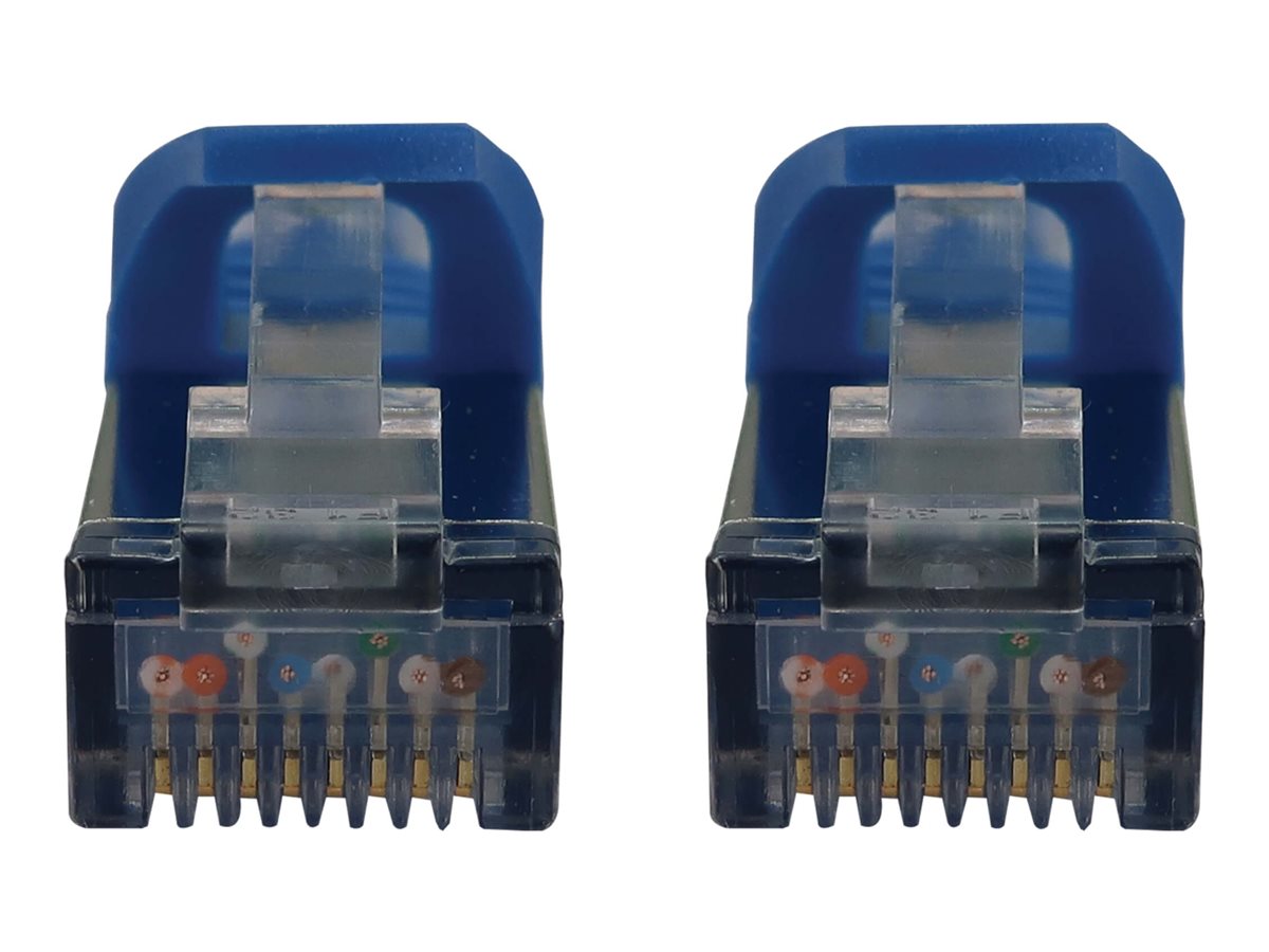 EATON TRIPPLITE Cat6a 10G Snagless Shielded Slim STP Ethernet Cable RJ45m/M PoE Blue 5ft. 1